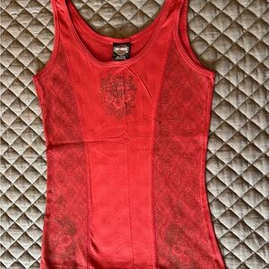 Harley-Davidson Women's 2XL Red Tank Top